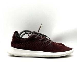 Allbirds‎ Shoes Men Size 11 Tree Runners Red Burgundy Running Lace Up Sneakers